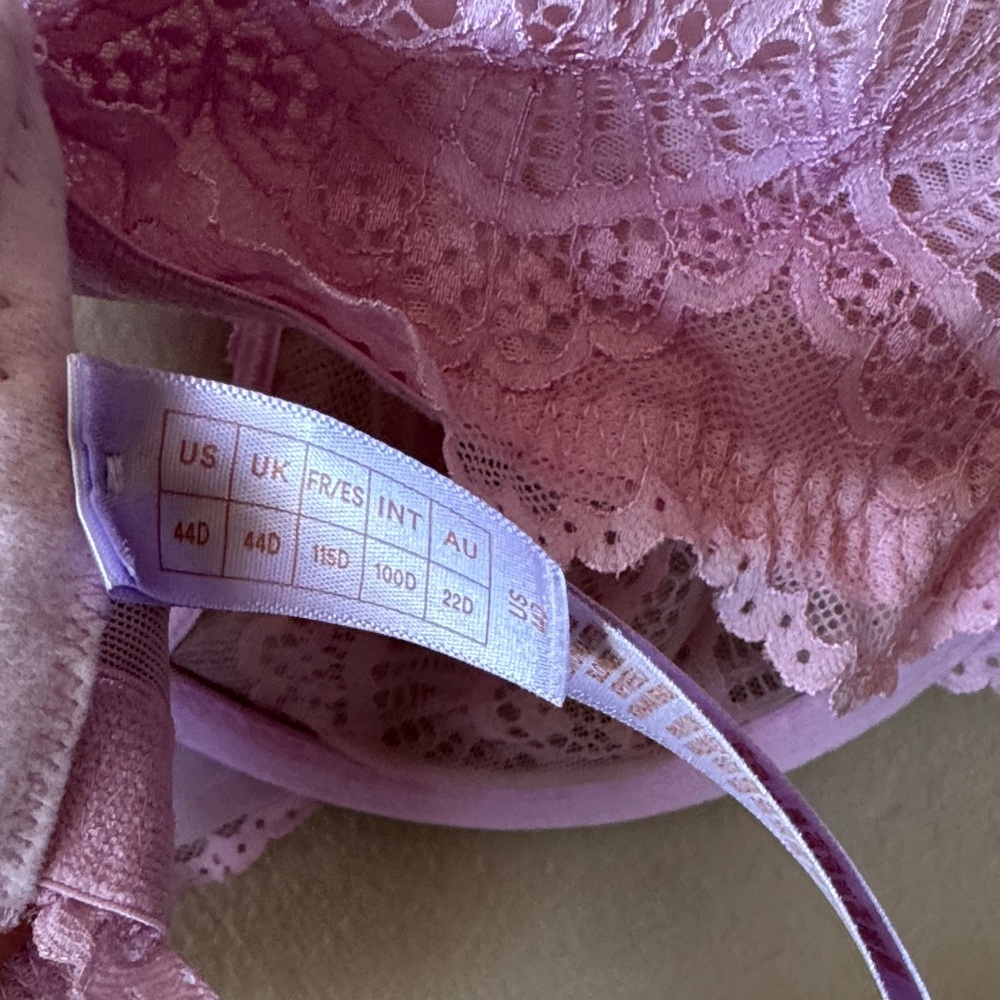 Savage X Fenty Lace Underwire Bra Size 44D - Picture 4 of 6
